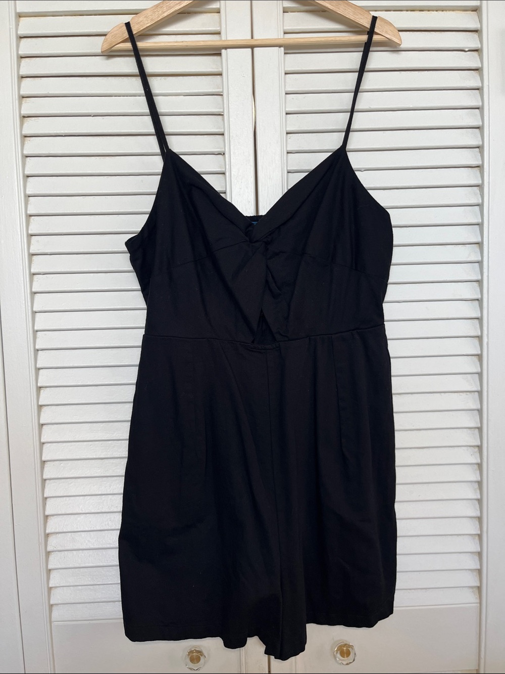 Old Navy Black Spaghetti Strap Romper